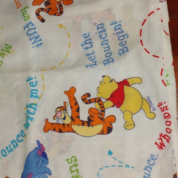 🏰  Disney Fabric Handmade Pillow Covering 19 X 19 Let the Bouncin' Begin! - Picture 1 of 15
